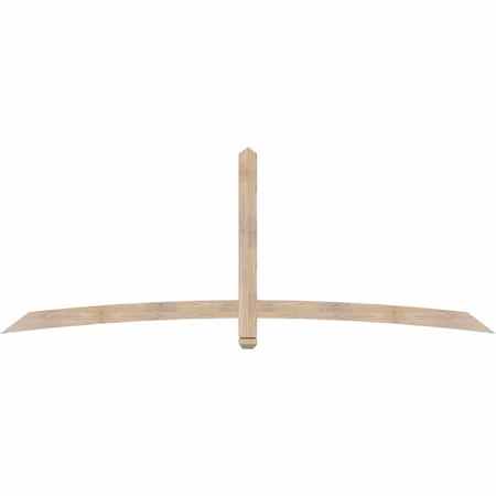 Ekena Millwork Bellingham Smooth Timber Gable Bracket, Douglas Fir, 96"W x 36"H x 1 1/2"D x 3 1/2"F, 9/12 Pitch GBW096X36X0204BEL00SDF